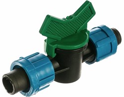 Кран МАСТЕРПРОФ проходной для ленты капельного полива ДС.060129 - фото 87455