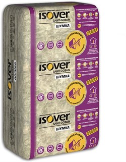 Звукоизоляция ISOVER Шумка 50*610*1000/Y упаковка 6,1 м2 - фото 87462