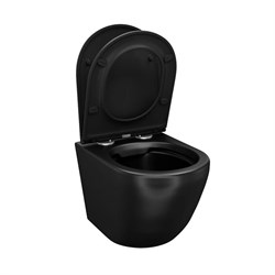 Унитаз IDDIS Blanco подвесной черный BLAR3BMi25 - фото 87655