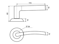 Комплект ФЗ для установки двери SET 01-C 100 2H SN - фото 88129