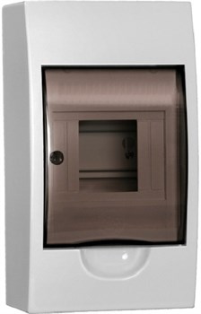 Корпус ИЭК ЩРН-П-4 KREPTA 3 пластиковый, чёрный IP41 MKP12-N-04-41-K02 - фото 88157