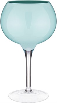 Ваза FRANCO GLOBO ACQUA на ножке, высота- 40см, D=24см 316-1517 - фото 88429