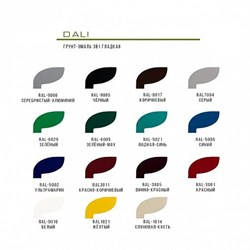 Грунт-эмаль DALI по ржавчине водная синь 0,75л RAL5021 - фото 88496