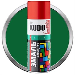 Эмаль-аэрозоль универсальная KU-1007 темно-зеленая, 520мл - фото 88627