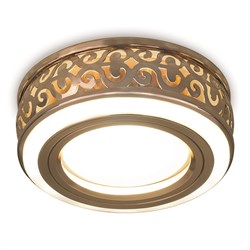 Светильник Gauss BackLight BL092 Кругл. Золото/Белый, Gu5.3, 3W, LED 3000K 1/30 - фото 88737