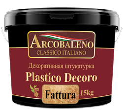 Штукатурка декоративная Arcobaleno Plastico Decoro 15кг - фото 88738