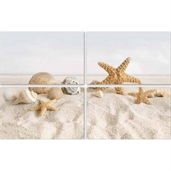 Декор ХАРЬКОВСКАЯ 250*400 Summer stone Holiday №1 бежевый В41311 1с - фото 88973