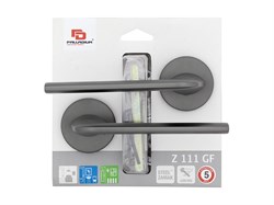 Ручка дверная PALLADIUM Z 111 GF - фото 89462