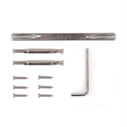 Ручка APECS дверная Windrose Oroshi H-18101-A-BN - фото 89528