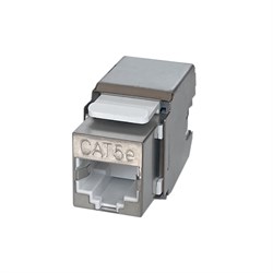 Модуль розеточный Shelbi 5е UTP 1xRJ45 Keystone jack 90о SKJ-45-5E-W - фото 89583