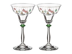 Набор подсвечников LEFARD Bohemia Crystal из 2шт ЕЛОЧНЫЕ ИГРУШКИ диаметр-10см, высота-19см 674-474 - фото 89611
