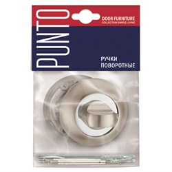 Ручка поворотная PUNTO BK6 TL BL-24 черный - фото 89828