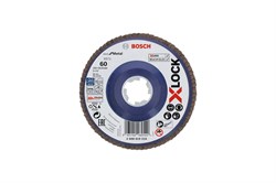 Круг лепестковый BOSCH шлифовальный X-LOCK X571 BfM 125мм G60 2608619210 - фото 89921