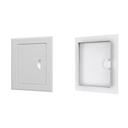 Люк-дверца ЭРА ревиз.660*660 с фланцем 600*600 с ручкой стальная с покрыт.полимерной эмалью ЛТ6060М - фото 90131