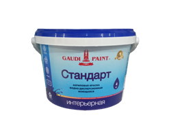 Краска водоэмульсионная Гауди Стандарт 4кг - фото 90958