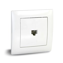 Розетка UNIT VITA RJ-45 PC, белая - фото 91562