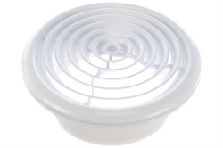 Диффузор ЭРА приточно-вытяжной со стопорным кольцом и фланцем D125 12,5DK - фото 91612