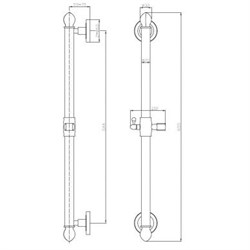 Душевой гарнитур SRB700 бронза - фото 92213