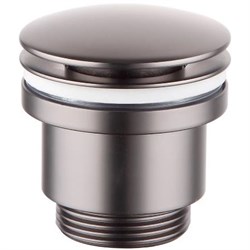 Клапан донный LEMARK универсальный Click/Clack 1 1/4, графит LM8500GM - фото 92898
