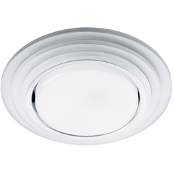 Светильник потолочный FERON 20LED*2835 SMD 4000K GX53 15W круг прозрач. хром без лампы CD5023 40522 - фото 93557
