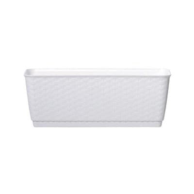 Горшок цветочный RATOLLA P белый DRL300P-S449 - фото 9355
