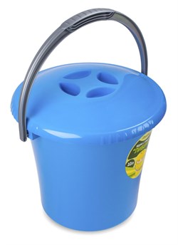 Ведро Либерти 10л с крышкой С604К - фото 93625