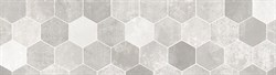 Плитка LASSELSBERGER облицовочная ГЕКСАЦЕМЕНТ декор 200*600 серая 1064-0294 - фото 93706