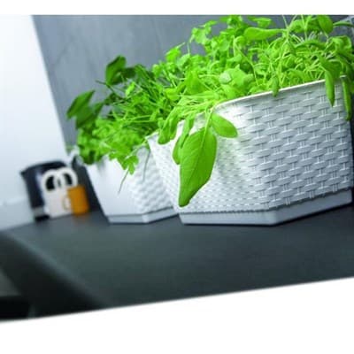 Горшок цветочный RATOLLA белый DRLK190-S449 - фото 9407