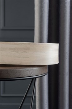 Карниз DDA ВИНТАЖ потолочный с поворотом, 3-х рядный, пластик Слоновая кость 4.0 - фото 94231