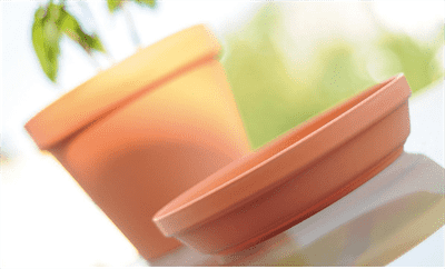 Подставка под цветочный горшок GLINKA d-9,5см терракот. PG10-R624 - фото 9425