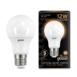 Лампа Gauss LED Globe 12W 3000K 1/10/40 LD102502112 - фото 94489