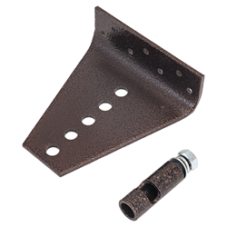 Кронштейн КОС для крепления без сварки доводчика медь антик Doorstop - фото 94723