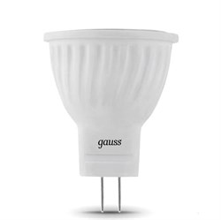 Лампа Gauss LED D35*45 3WSMD MR11 AC220-240V GU4 2700K FROST EB132517103 - фото 94777