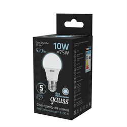 Лампа Gauss LED Globe 10W 4000k LD102502210 - фото 94800