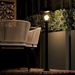 Светильник GAUSS Aura садово-парковый, столб 200*200*1000мм, 170-240V, 1*E27, 60W, IP54 GD030 - фото 94891