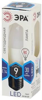 Лампа светодиодная ЭРА LED smd B35-9w-840-E14 - фото 94949