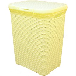 Корзина Артлайн с крышкой 60л арт.499 - фото 95223