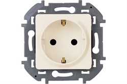 Розетка LEGRAND INSPIRIA 2К+З слоновая кость 673721 - фото 95407