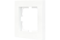 Рамка LEZARD VESNA 1-ая горизонтальная, белая 742-0200-146 - фото 95674