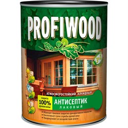 Антисептик лаковый PROFIWOOD 3 в1 алкидный, орех 2,6л/2,4кг - фото 95719