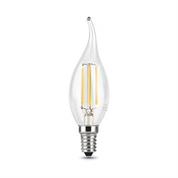 Лампа Gauss LED Filsment Candle tailed E14 5W 4100K 104801205 - фото 95853