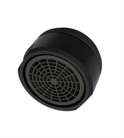 Аэратор RUBINETA 24х1 для смесителей Spider (BK) 636787B черный - фото 95858