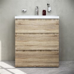 База AM.PM под раковину GEM S напольная 75см, 3 ящика, светлый дуб M91FSX0752OF - фото 95904