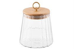 Банка для хранения ARDESTO FRESH VINTAGE 650 мл, стекло, бамбук AR1365BV - фото 95943