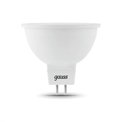 Лампа GAUSS LED MR16 5W GU5.3 AC220-240V 4100K FROST EB101505205 - фото 96024