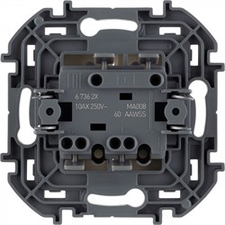 Выключатель LEGRAND INSPIRIA 2кл слоновая кость 673621 - фото 96077