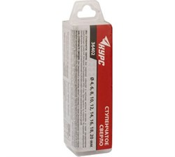 Сверло ступенчатое FIT HSS по металлу, 9 ступеней (4-12мм) 36402 - фото 96240