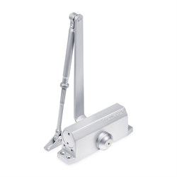 Доводчик NOTEDO дверной DC-100 SILVER 120кг легкий характер (10) - фото 97135
