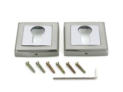 Накладка ФЗ S ET SN квадрат (под цилиндр) - фото 97158