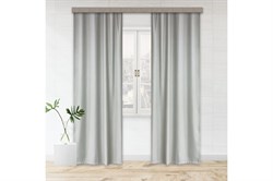 Шторы портьерные Блэкаут матовый 190*275 2шт серые 100554 - фото 97252